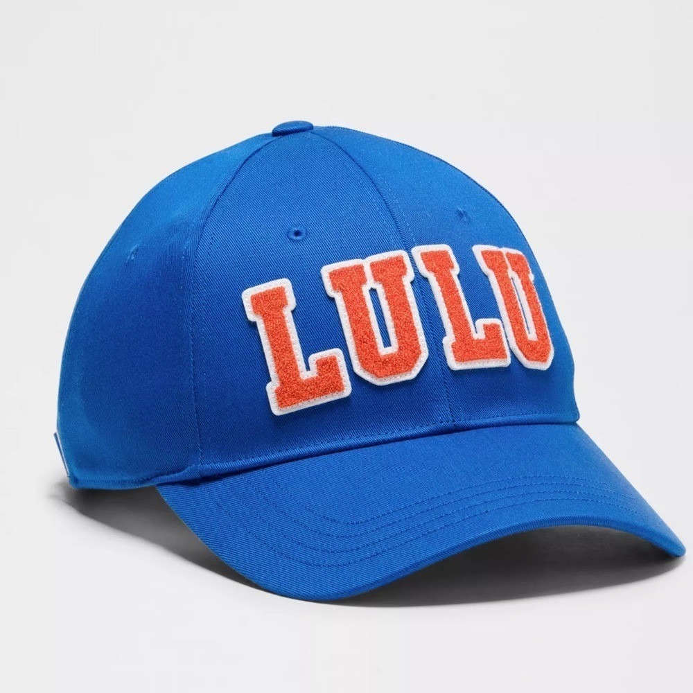 Lululemon Unisex hat Ball Cap Collegiate Blue/Orange L/XL NWT